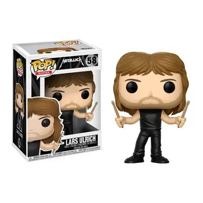 Pop! Music: Metallica - Lars Ulrich Vinyl Figure and Bundled with Pop BOX PROTECTOR CASE