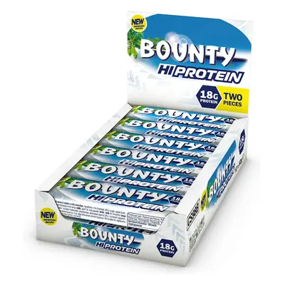 Bounty Hi Protein Bar (12 x 52g), High Protein Energy Snack with Milk Chocolate and Coconut, 18g