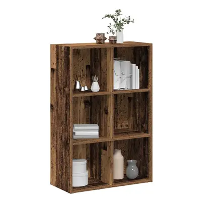 vidaXL Book Cabinet/Sideboard Old Wood 66x30x98 cm Engineered Wood