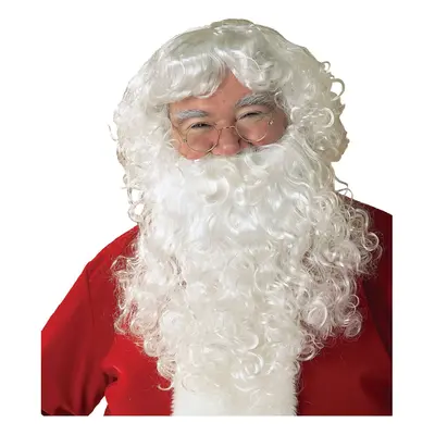 Rubie's Value Santa Beard And Wig Set, White, One Size