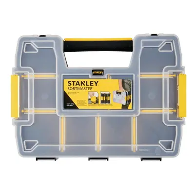 Stanley Sortmaster Lite Organizer Lx25 Wx85 H Black Yellow Clear