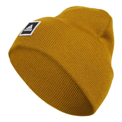 adidas Wide Cuff Fold Beanie Mesa Brown/Black/White One Size