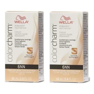 (6NN â pack of 2) Wella Color Charm Permanent Liquid Haircolor