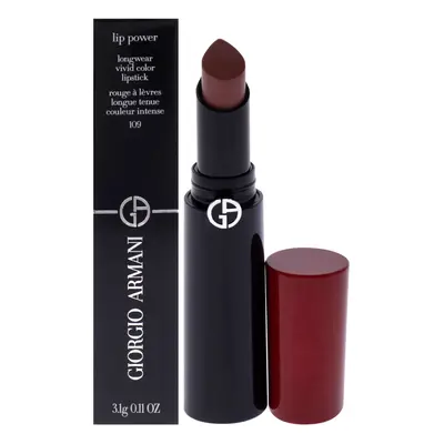 Giorgio Armani Lip Power Longwear Vivid Color Lipstick - Intimate for Women 0.11 oz Lipstick