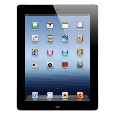 2012 Apple iPad 9.7" 32GB Storage WiFi Only MC706LL/A - Black