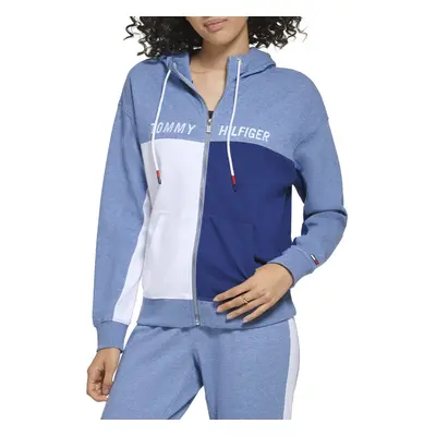 Tommy Hilfiger Women's Soft & Comfortable Fleece Colorblocked Full Zip