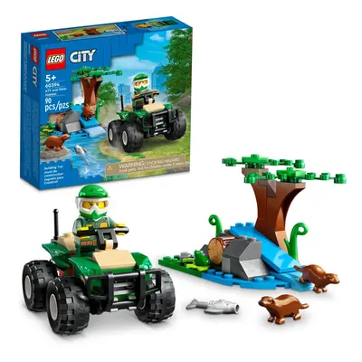 LEGO City ATV and Otter Habitat Off-Roader Quad Bike Toy Car fo