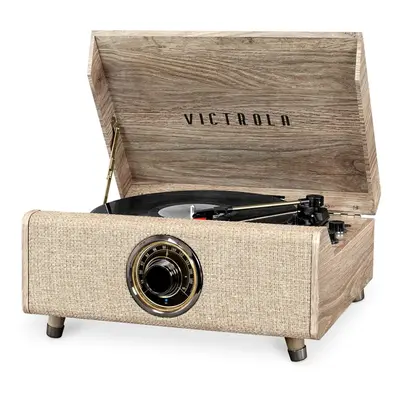 Victrola's 4-in-1 Highland Bluetooth Record Player with 3-Speed Turntable with FM Radio (VTA-330