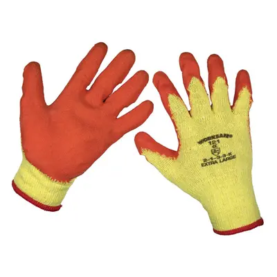 Sealey Worksafe® Super Grip Knitted Gloves with Latex Palm, X-Large - Pack of Pairs 9121XL/B120