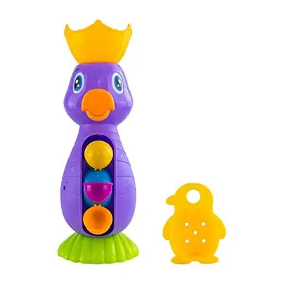 Nuby Bath Toy Seahorse Wheel Spinner with Pouring Cup