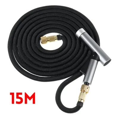 (15m) 7.5M 15M High Pressure Car Water Spray Washer Flexible Expandable Garden Hose Pipe