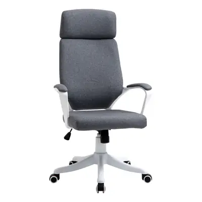 Vinsetto Swivel Office Chair with Lumbar Back Support, Adjustable Height