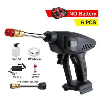 (Without Battery) 388VF Cordless Portable High Pressure Car Washer Cleaner Car Washing Guns