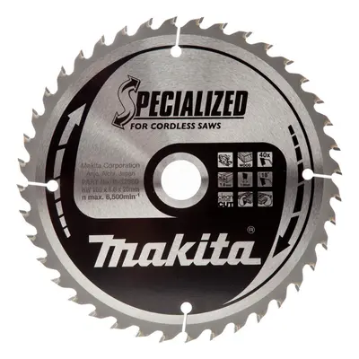 Makita Makita B-32960 Specialized Circular Saw Blade for Cordless Saws 165mm x 20mm x 40T B-3296