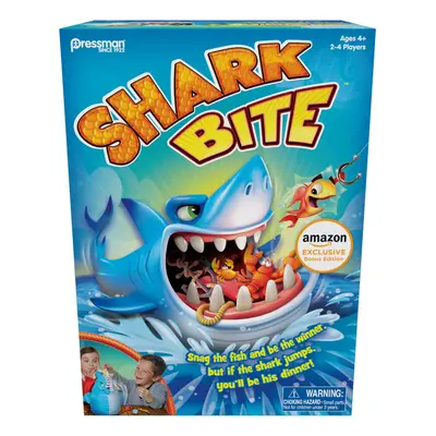 Goliath Games Shark Bite with Bonus Let's Go Fishing Card Game Kids Action Games | For Ages 4+ |