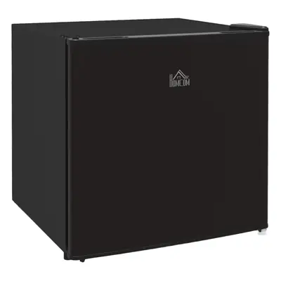 HOMCOM 35L Tabletop Freezer with Adjustable Temperature Wire Shelf Black