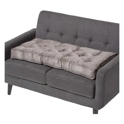 (Grey) Faux Suede Seater Booster Cushion