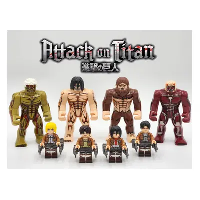 Attack on Titans TV Series Custom Minifigures Set 8pcs