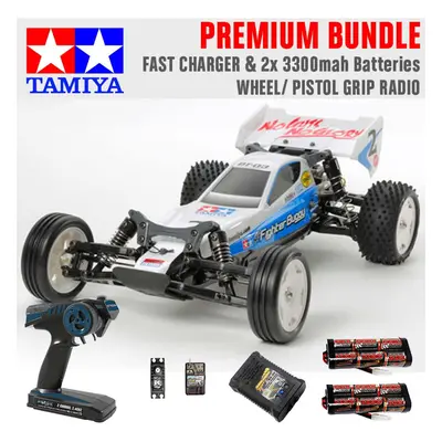 TAMIYA RC Neo Fighter Buggy DT03 1:10 Premium Wheel Radio Bundle