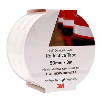 (White) 3M Diamond Grade Reflective Tape 50mmx3m