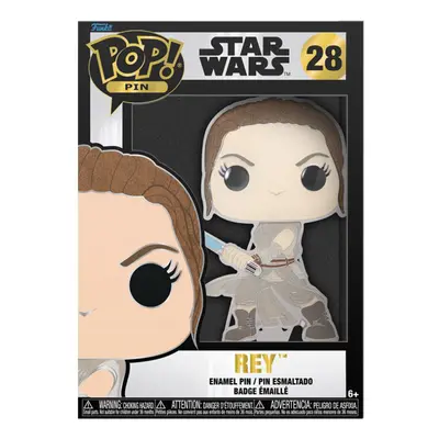 Star Wars Rey 4" Pop! Enamel Pin