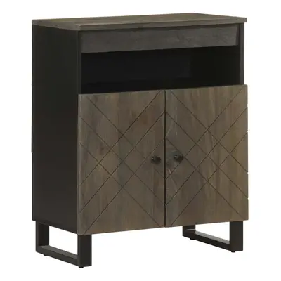 vidaXL Sideboard Black 60x33x75 cm Solid Wood Mango storage cabinet