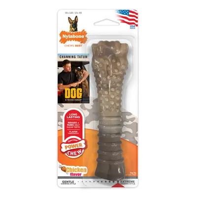 Nylabone Dog The Movie with Channing Tatum Camo Power Chew Dog Toy for Aggressive Chewers - Made