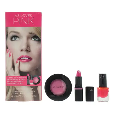 Victoria's Secret Loves Pink Cosmetic Set Piece