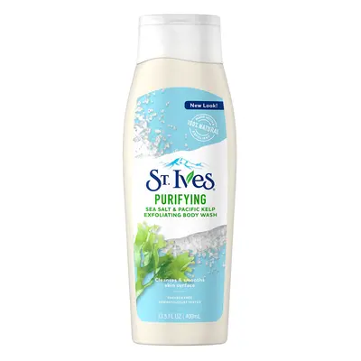 St. Ives Purifying Body Wash Sea Salt and Kelp 13.5 Fl Oz (Pack of 1)