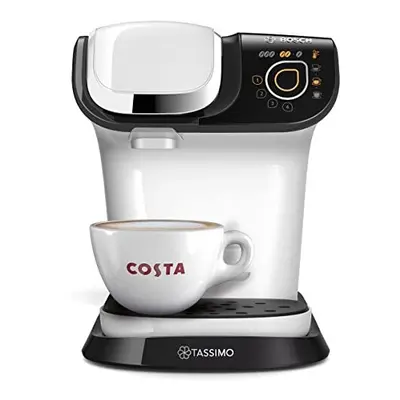 Tassimo Bosch My Way TAS6504GB Coffee Machine, Watt, 1.3 Litre - White