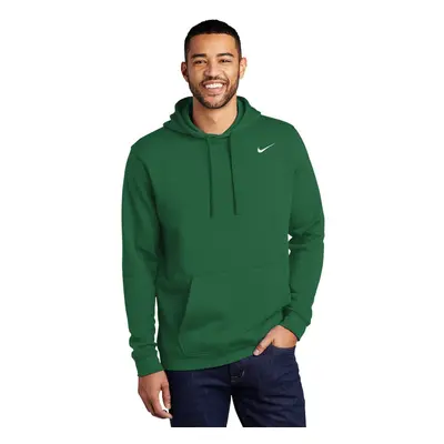 Nike Club Fleece Pullover Hoodie Dark Green