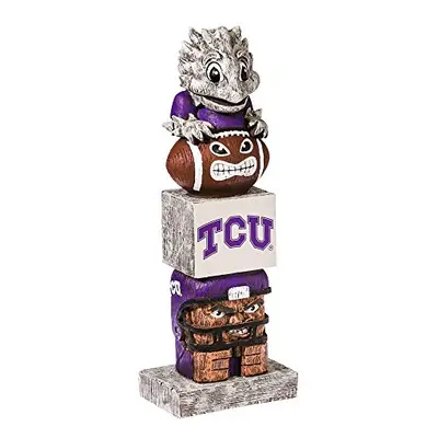 Team Sports America Evergreen NCAA TCU Horned Frogs Tiki Totem