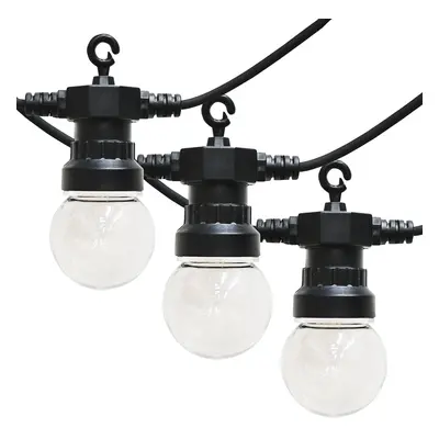 IP44 Outdoor 8.7M Light Black Festoon Light Warm White