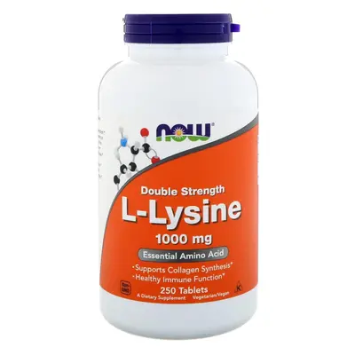 Now Foods, L-Lysine, 1,000 mg, Tablets