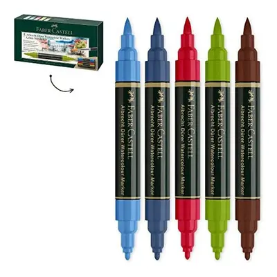 Faber-Castell Albrecht DÃ¼rer Watercolour Marker with Double Tip for Flat and Precise Colour App