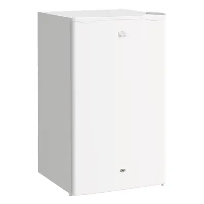 HOMCOM 91L Freestanding Under Counter Fridge with Lock White