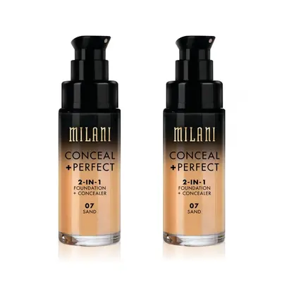 Milani Conceal And Perfect In Foundation + Concealer Sand 30ml x2