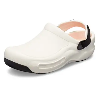 Crocs Unisex Bistro Pro LiteRide Clog Slip Resistant Work Shoes White US Men