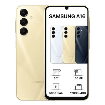 Samsung Galaxy A16 A166P DS (5G) (128GB+8GB, Gold)