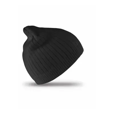 Result Rc074 Cotton Beanie Hat - Capblack, One Size