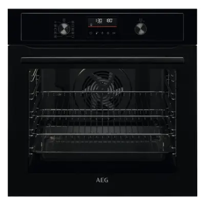 AEG BPX53506EB - Black Built in Electric Single Oven - Pyrolytic cleaning - A+ energy