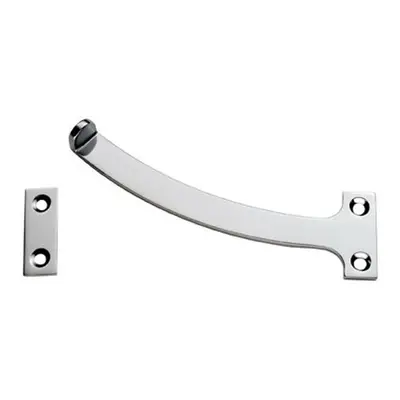 PAIR Quadrant Arm Casement Window Stay 150mm Polished Chrome Window Fitting