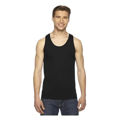 American Apparel Men Fine Jersey Tank Size Black