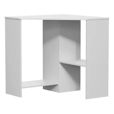 (White) Hetton Corner Computer Desk PC Office Study Table