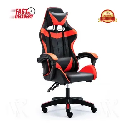 Ergonomic Gaming Chair - PU Leather, Swivel, Adjustable Office Chair