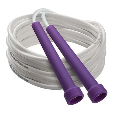 Champion Sports Rhino Speed Rope with Purple Handle