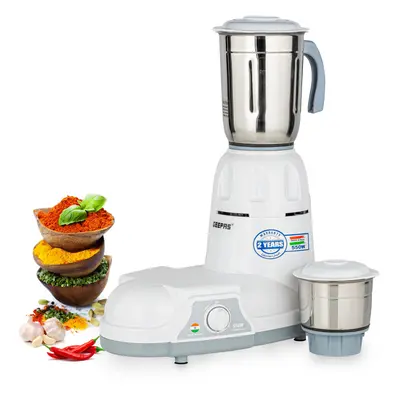 Geepas 550W 2-in1 Indian Mixer Grinder Speed Dry & Wet Grinding