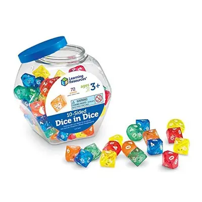 Learning Resources 10-Sided Dice in Dice Set