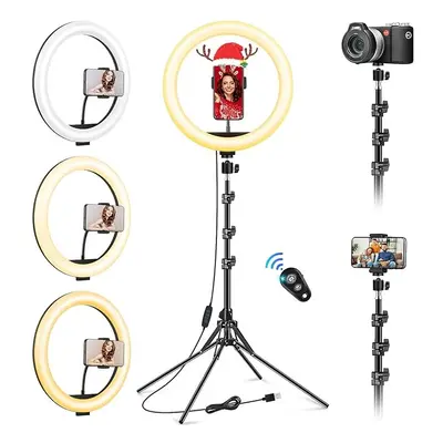 Ring Light inch Tripod Stand Phone Holder Large Professional Selfie