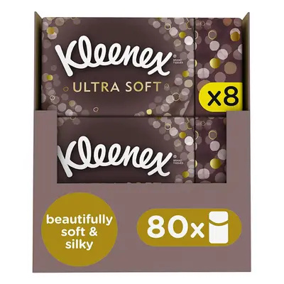 Kleenex Tissues - Ultra Soft Pocket Tissues, Individual Pocket Packs (640 Facial Tissues)